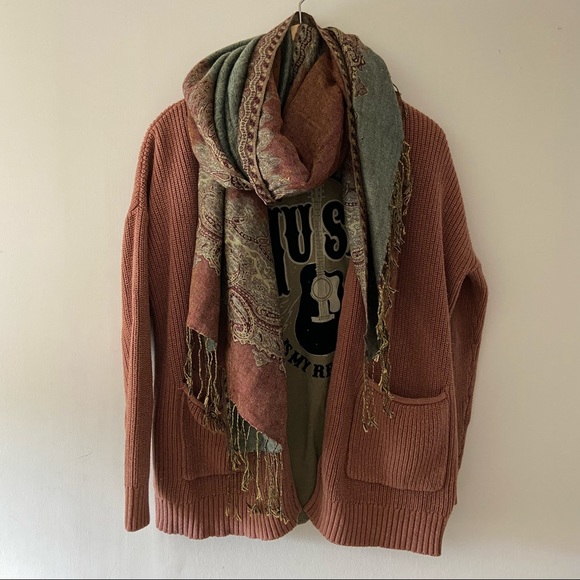 Shaker Knit Open Front Cardigan - Picture 6 of 7